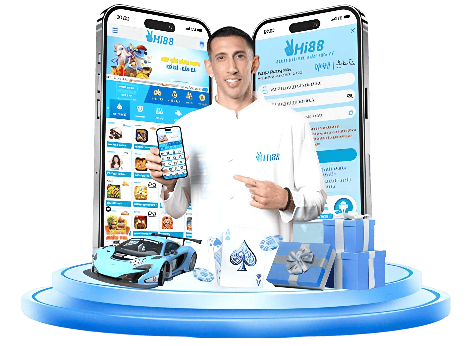 Banner giới thiệu nền tảng game trực tuyến HI88
